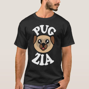 Mens Cute Pug Zia T-Shirt
