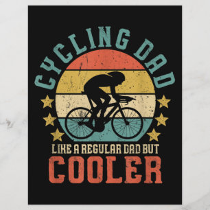 Mens Cycling Dad Bike Rider & Cyclist Father's Day Letterhead