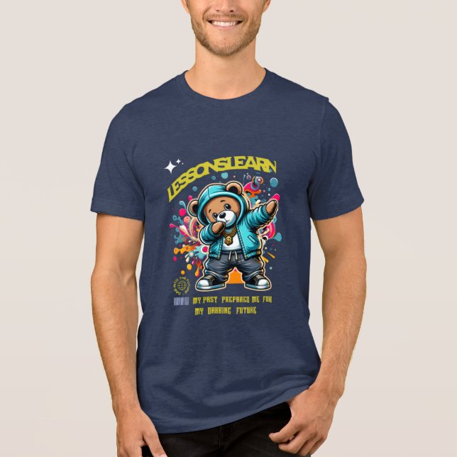 MEN'S DABBING FUTURE LESSONS LEARN T SHIRT  (Front)