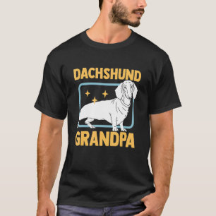 Mens Dachshund Grandpa Dachshunds Dog Owner Dachs T-Shirt