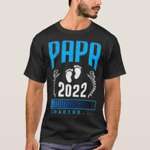 Mens Dad 2022 Loading Dad To Be T-Shirt