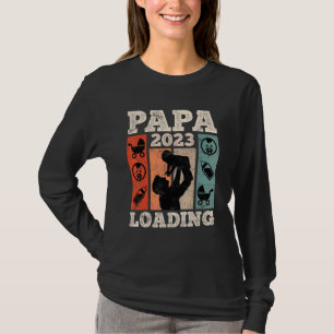 Mens Dad 2023 Loading Dad To Be 2023 4 T-Shirt