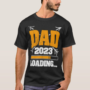 Mens Dad 2023 Loading Pregnancy Father S Day T-Shirt
