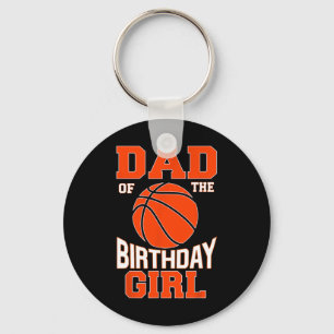 Mens Dad Bysketbyll Birthday Girl Family Byller B- Keychain