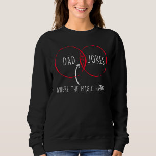 Mens Dad Jokes Van Diagram Dad Jokes Sweatshirt
