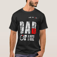 Mens Dad Of 2 Boys 1 Girl Father Or Grandpa Of 3 K