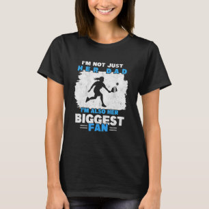 Mens Dad Of Pickleball Player Girl Daughter Father T-Shirt