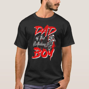 Mens Dad Of The Birthday Boy Bike Rider BMX Daddy T-Shirt