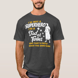 Mens Dad of Twins  Funny Gift for Twins Father T-Shirt