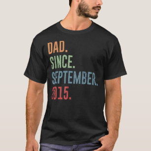 Mens Dad Since September 2015 T-Shirt