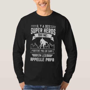 Mens Dad Super Heroes Humour Vintage Father's Day T-Shirt