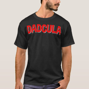 Mens Dadcula Daddy Halloween Dad Vampire T-Shirt