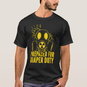 Mens Daddies Father Dad Jokes Prepared For Diape T-Shirt