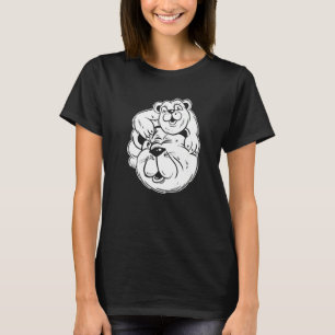 Mens Daddy Bear Best Dad Papa Fathers Day T-Shirt
