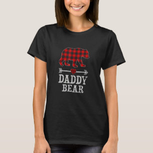 Mens Daddy Bear Cute Baby Papa Dad Father's Day T-Shirt