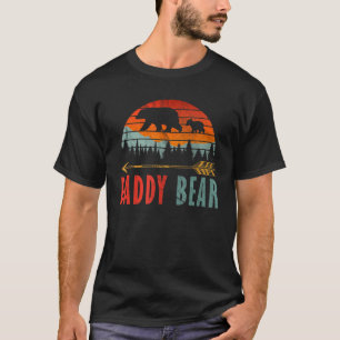 Mens Daddy Bear Family Matching Fathersday For Dad T-Shirt