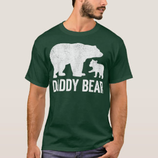 Mens Daddy Bear Fathers Day Shirts, Funny One Cub T-Shirt