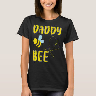 Mens Daddy Bee Family Matching Beekeeping Dad Papa T-Shirt
