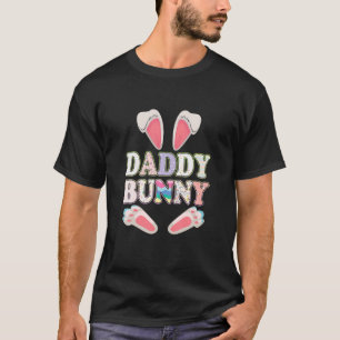 Mens Daddy Bunny Cute Costume Dad Family Matching T-Shirt