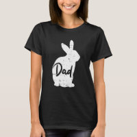 Mens Daddy Dad Bunny Matching Group Funny Family E