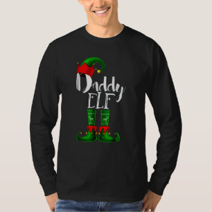 Mens Daddy Elf Matching Family Christmas Pajama Sh T-Shirt