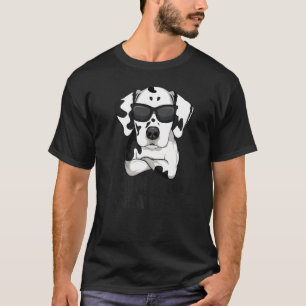 Mens Dalmatian Dog Grandpa T-Shirt