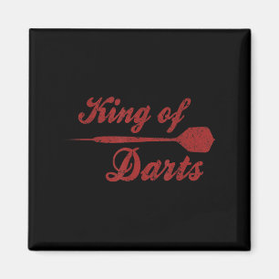 Mens Dart Player Cool Quote The King Of Darts  Magnet