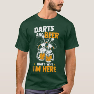 Mens Dart Player Cool Quote The King Of Darts T-Shirt