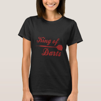 Mens Dart Player Cool Quote The King Of Darts  T-Shirt
