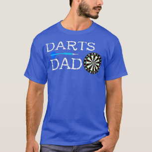 Mens Darts Dad Dart Player Arrow Game Bullseye T-Shirt