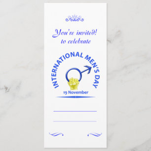 Men's Day Invitations