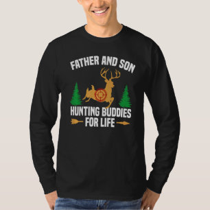 Mens Deer Hunter Father And Son Hunting Buddies St T-Shirt