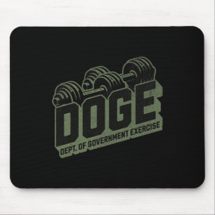 Mens Department Of Government Exercise Doge Premiu Mouse Pad