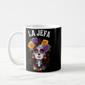 Mens Dia De Los Muertos Sugar Skull Mexican Latina Coffee Mug