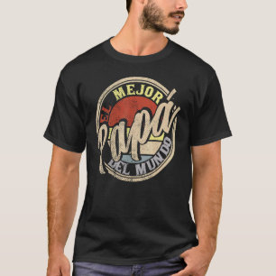 Mens Dia Del Padre  Vintage Father's Day El Mejor  T-Shirt