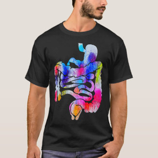 Mens Digestive System Gastrointestinal Tract Art T-Shirt