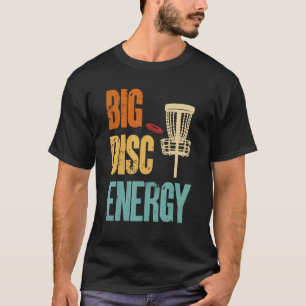Mens  Disc Golf Big Disc Energy 1 T-Shirt