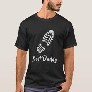 Mens Distressed Fathers Day Best Daddy Work Boot S T-Shirt