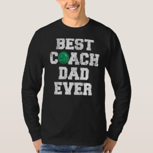 Mens Distressed Vintage Best Bocce Coach Dad Fathe T-Shirt