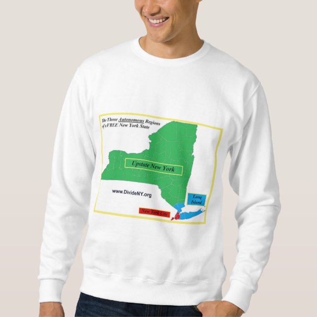 Mens Divide NYS  Sweatshirt (Front)