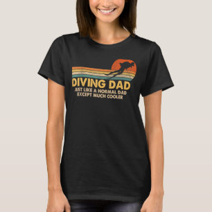 Mens Diving Dad For Father Funny Scuba Diving Dad  T-Shirt