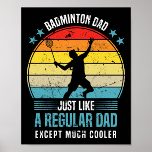 Mens Dminton Dad Funny Dminton Lover Saying  Poster