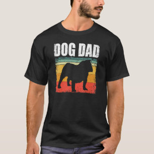 Mens Dog Dad English Bulldog English Bulldog T-Shirt