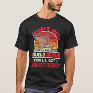 Mens Don't Mess With Abuelo Saurus I Jurasskicked T-Shirt