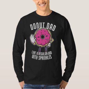 Mens  Doughnut Dad Doughnut  Dessert T-Shirt