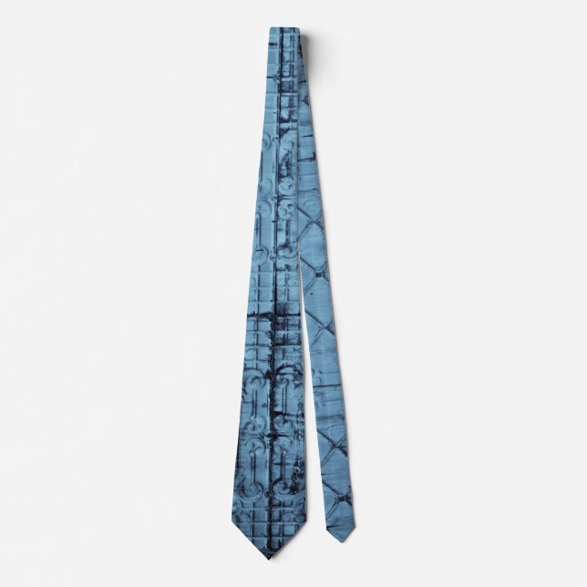 Mens Dress Tie Rustic Tin Panel Ceiling Country We (Front)