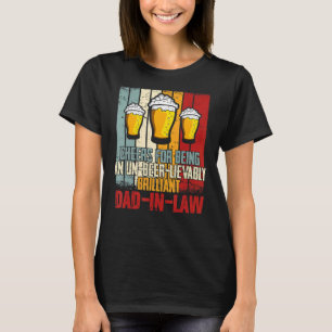 Mens Drink Cheers For Being Un Beer Lievably Dad T-Shirt