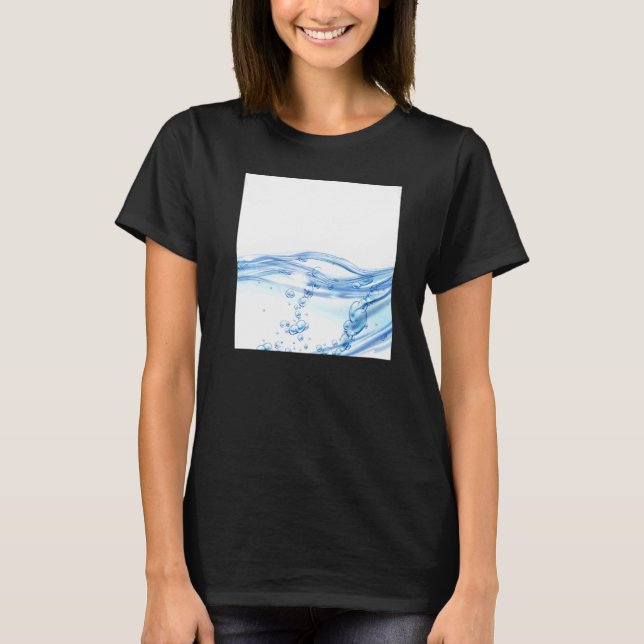 Mens Drinking Water Pattern   T-Shirt (Front)