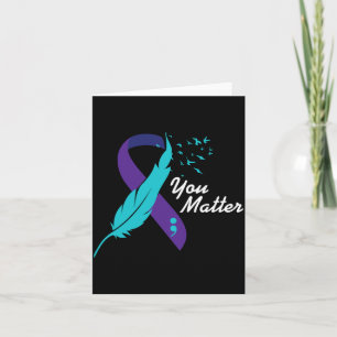 Mens Du Bist Wichtig Band Suicide Awareness Mental Card