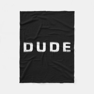 Mens Dude Shirt Funny Quote Vintage Graphic Mens  Fleece Blanket